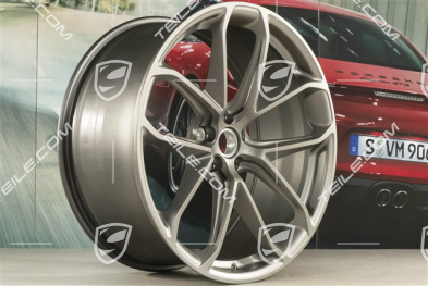 21-inch GT Design, alloy wheels set, 9,5J x 21 ET27 + 10J x 21 ET19, Platinum satin-matt