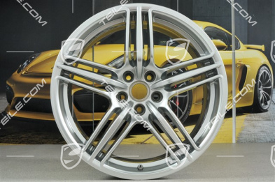 19" Felge Macan Design, 8J x 19 ET21, Brilliantsilber