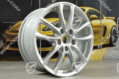 19" Felga Panamera S, 9J x 19 ET64, brylantowy srebrny