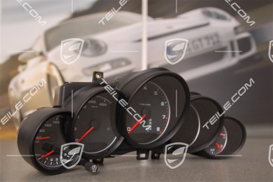 Kombiinstrument, Zifferblätter in Schwarz, PDK, Diesel/3.6