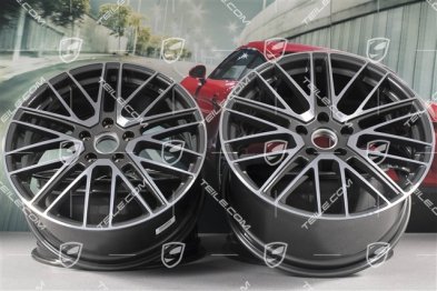 21" Felgensatz Turbo Design II / Turbo V, 9,5J x 21 ET71 + 11,5J x 21 ET69