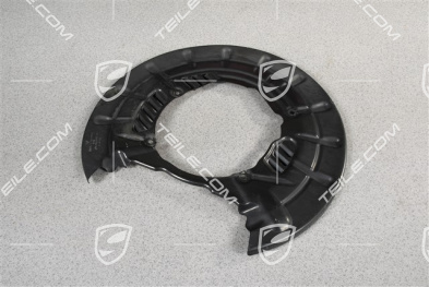 Rear axle disc brake protective plate, PCCB, L