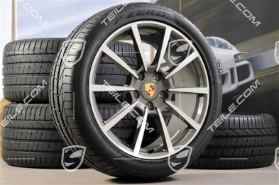 20-inch Carrera Classic II summer wheel set, 8,5J x 20 ET51 + 11J x 20 ET70, Pirelli summer tires 245/35 ZR20 + 295/30 ZR20