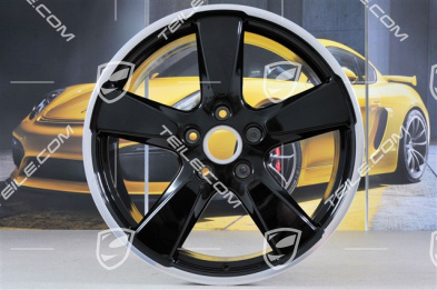 20" felga Sport Classic, 9J x 20 ET51, czarny wysoki połysk