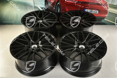 22-inch wheel rim set RS Spyder, 10J x 22 ET48 + 11,5J x 22 ET52, black satin-matt