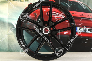 20" Felga "Macan S" 10J x 20 ET19, czarny (wysoki połysk)