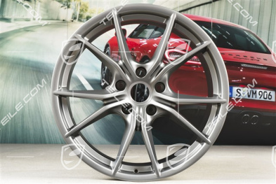20-inch wheel rim Carrera S IV, 10J x 20 ET45, Platinum satin mat