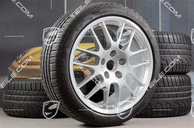20" Komplet kół zimowych RS Spyder, felgi 9,5J x 20 ET65 + 10,5J x 20 ET65 + NOWE opony zimowe Pirelli 255/40 R20 + 285/35 R20, z czujnikami ciśnienia