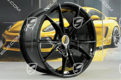 20" Felgensatz Carrera S IV, 8J x 20 ET57 + 10J x 20 ET45, Tiefschwarz Metallic