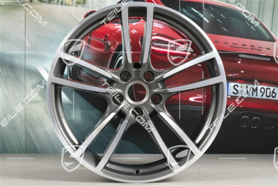 21" Felge Cayenne Turbo, 9,5J x 21 ET46, Titanium