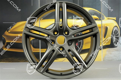 20-inch wheel rim Panamera Turbo, 9,5J x 20 ET71, Platinum satin-matt