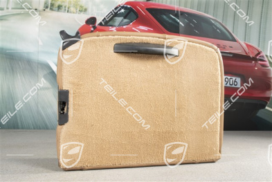 Oparcie tylne, Coupe/Targa, Skóra, Sand beige, L
