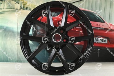 21-inch wheel rim Panamera Sport Design, 9,5J x 21 ET71, black satin matt
