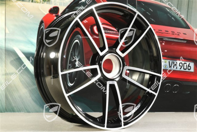 20-inch wheel rim Turbo S, 8,5J x 20 ET40, black high gloss