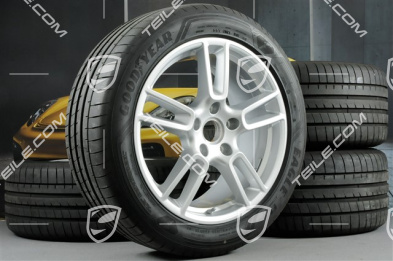 19" Sommerräder Satz "Panamera", Felgen 9J x 19 ET64 + 10,5 J x 19 ET62 + Goodyear Eagle Sommerreifen 265/45 R19 + 295/40 R19