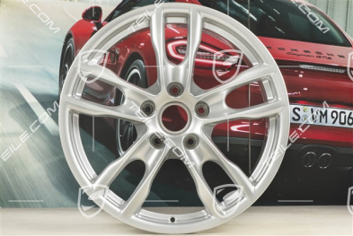 19" felga Boxster S III, 8J x 19 ET57, lakier brylantowy chrom
