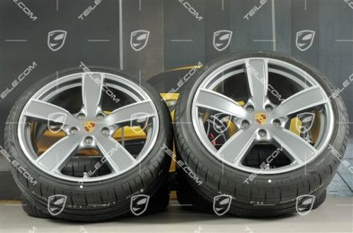 20" Carrera Sport Sommerräder Satz, Felgen 8,5J x 20 ET49 + 11,5J x 20 ET76 + Sommerreifen 245/35 R20 + 305/30 R20