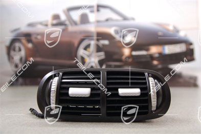 Centre nozzle, lacquered, black