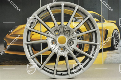 20-inch Panamera Sport wheel set, 9,5J x 20 ET65 + 11,5 J x 20 ET63, GT Silver Metallic