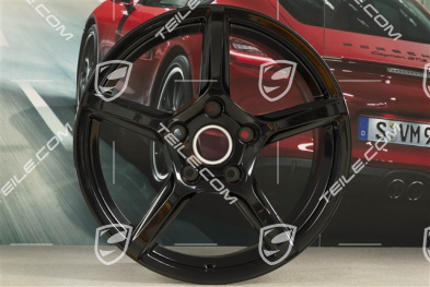 18" Felga Boxster IV, 9J x 18 ET47, czarny wysoki połysk