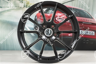 20" Felge "Spyder" / "718 Sport", 8,5J x 20 ET57, seidenglanz schwarz matt