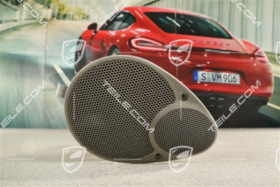 Dashboard trim Loudspeaker, Basic sound system (Harmann analog), Graphite grey, L