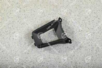 Steering wheel cover trim, Black matte