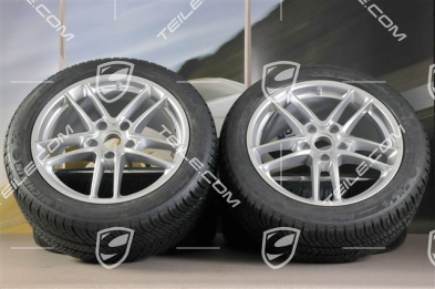 19" Panamera TURBO II koła zimowe, komplet, felgi 9J x 19 ET 60 + 10J x 19 ET61 + opony Michelin Pilot Alpine 3, 255/45 R19+285/40 R19, bez RDK