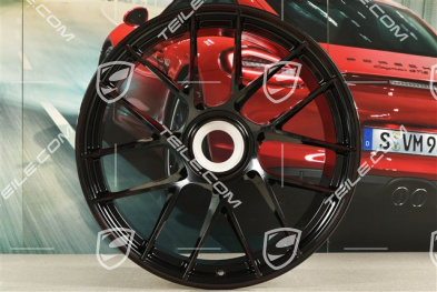 20" Felga Turbo Sport III, centralne mocowanie, 12J x 20 ET63, czarny wysoki połysk