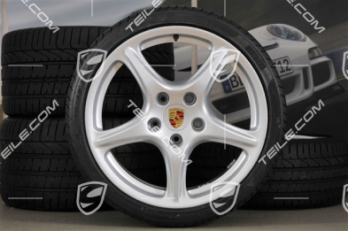 19" Sommerräder Satz, Carrera Classic, Felgen 8J x 19 ET57 + 11J x 19 ET67 + Reifen 235/35 ZR19 + 295/30 ZR19