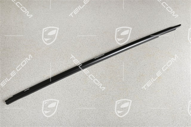 Vordertürleiste, Aluminiumpaket, Schwarzmatt, L
