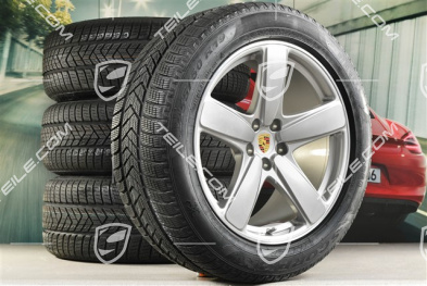 19" "Sport Classic" koła zimowe komplet, felgi 8,5J x 19 ET21 + 9J x 19 ET21 + opony zimowe Pirelli 235/55 R19 + 255/50 R19, z czujnikami ciśnienia RDK