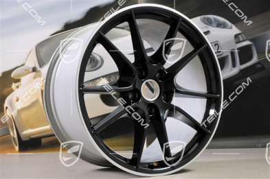 20" Komplet felg Carrera S III, 8,5J x 20 ET51 + 11J x 20 ET52, ramiona felgi czarne