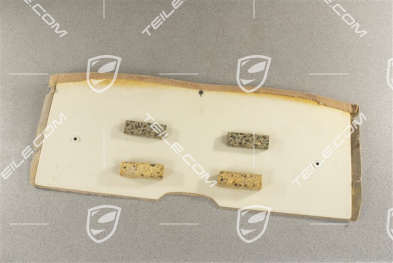 Rueckwandverkleidung, Teppich, Braun/Natur, Cabrio