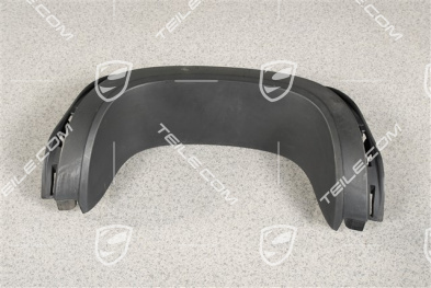 Abschirmblech am Endrohr, schwarz
