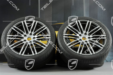 21" Komplet kół letnich Turbo III, felgi 10J x 21 ET50 + opony letnie Yokohama 295/35 R21, bez czujn