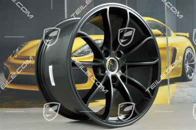 20" komplet felg GT4, 8,5J x 20 ET61 + 11J x 20 ET50, czarny satynowy półmat